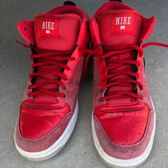 red high top nikes